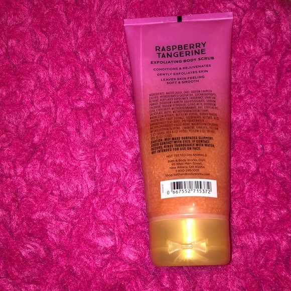 Bath and body works raspberry tangerine scrub - Picture 2 of 2